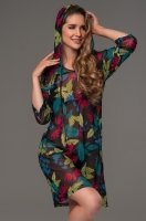 Пляжная туника с капюшоном из сетки Калипсо 2271 Mia-Amore