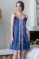 Сорочка ночная короткая на тонких бретелях 9330 Византия Mia-Amore