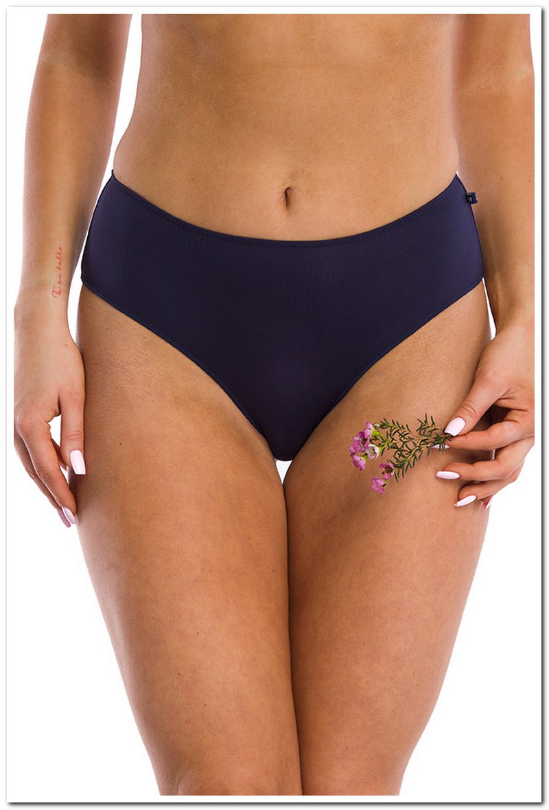 Трусы слипы женские синие из бамбука 2 шт. в упаковке 001 Key