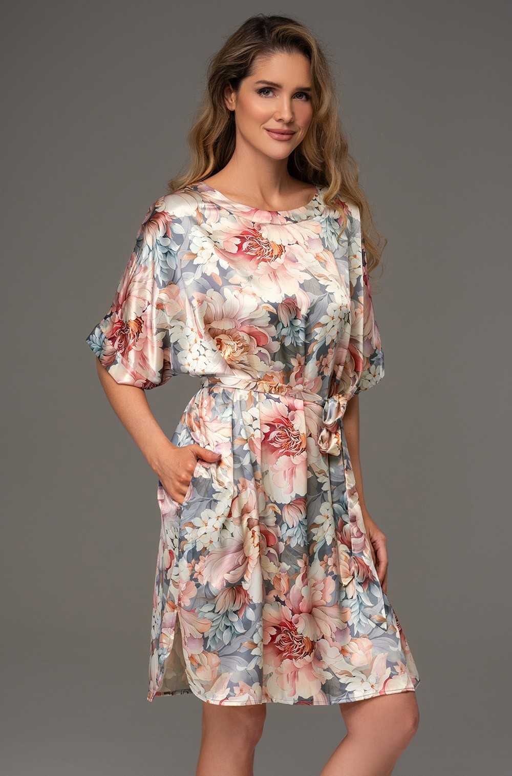 Шёлковая туника короткая Флорин 4485 Mia-Amore