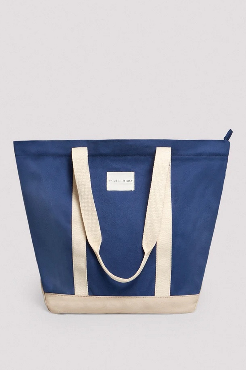 Сумка пляжная с косметичкой SANTANTICO 86201 синий Ysabel Mora Испания