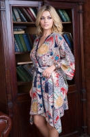 Халат-кимоно женский из вискозы MAYA 16137 Миа-Миа