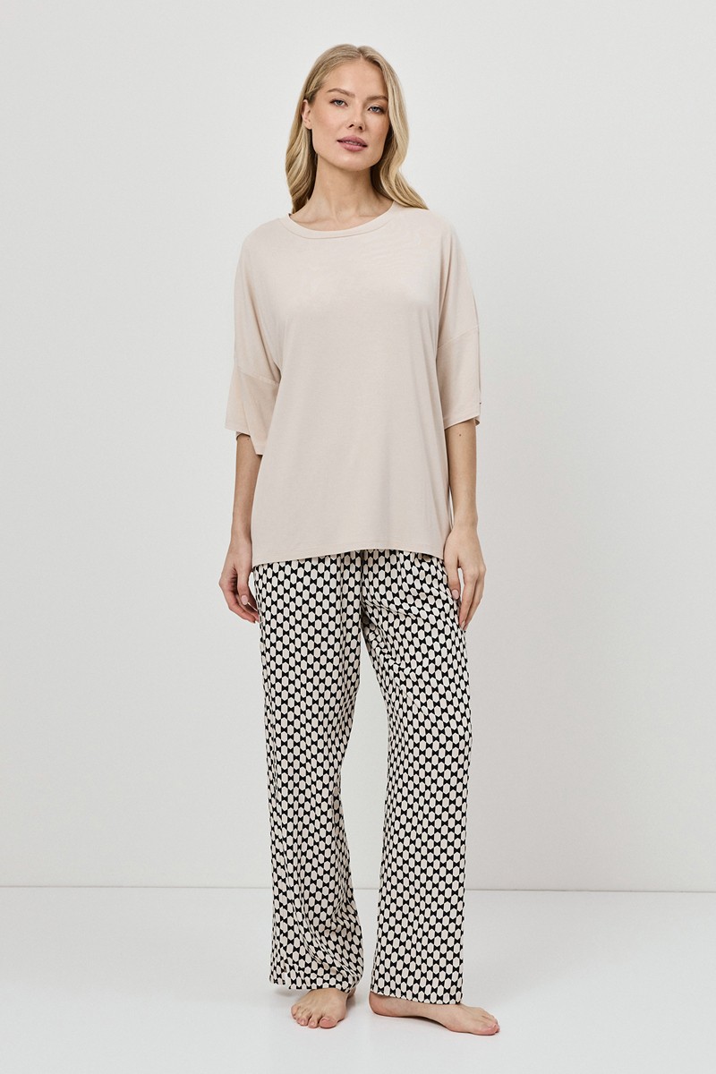 Пижама женская VEDA  Aruelle топ со штанами из вискозы