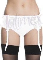 Кружевной пояс для чулок с цветочным мотивом FREESIA Julimex Польша