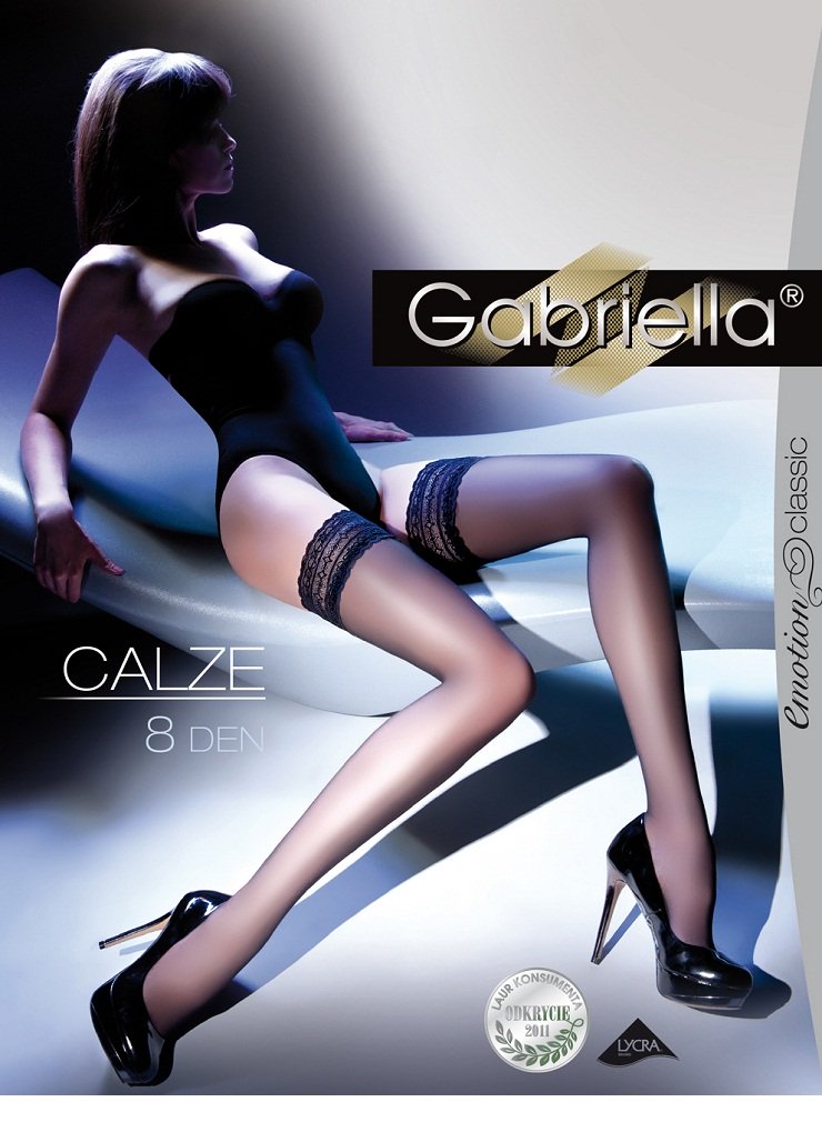 Чулки на силиконе 199 CALZE 8 DEN Gabriellа