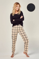Пижама кофта с длинным рукавом и штаны хлопок 2988 ABIGAIL Taro Польша