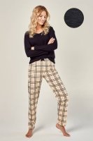 Пижама кофта с длинным рукавом и штаны хлопок 2988 ABIGAIL Taro Польша