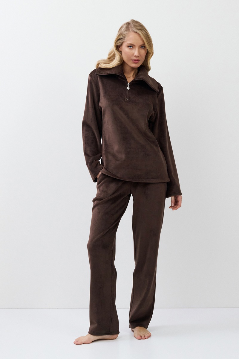 Тёплый комплект с отделкой под замшу MILENE SET SOFT Aruelle Литва