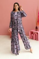 Стильный женский комплект из вискозы блуза с брюками 16517 Alba Миа-Миа