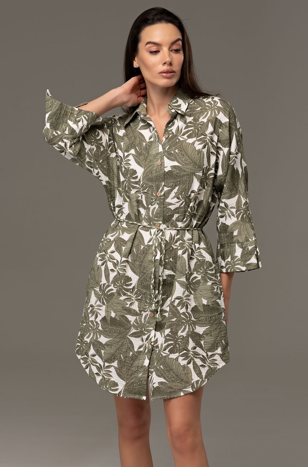 Рубашка женская Mia‑Amore Avanta 5377 с длинным рукавом из хлопка