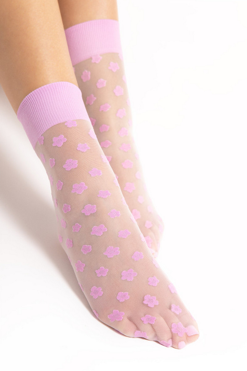 Носки женские 1158/G LA LA 20 DEN сирень Fiore Польша
