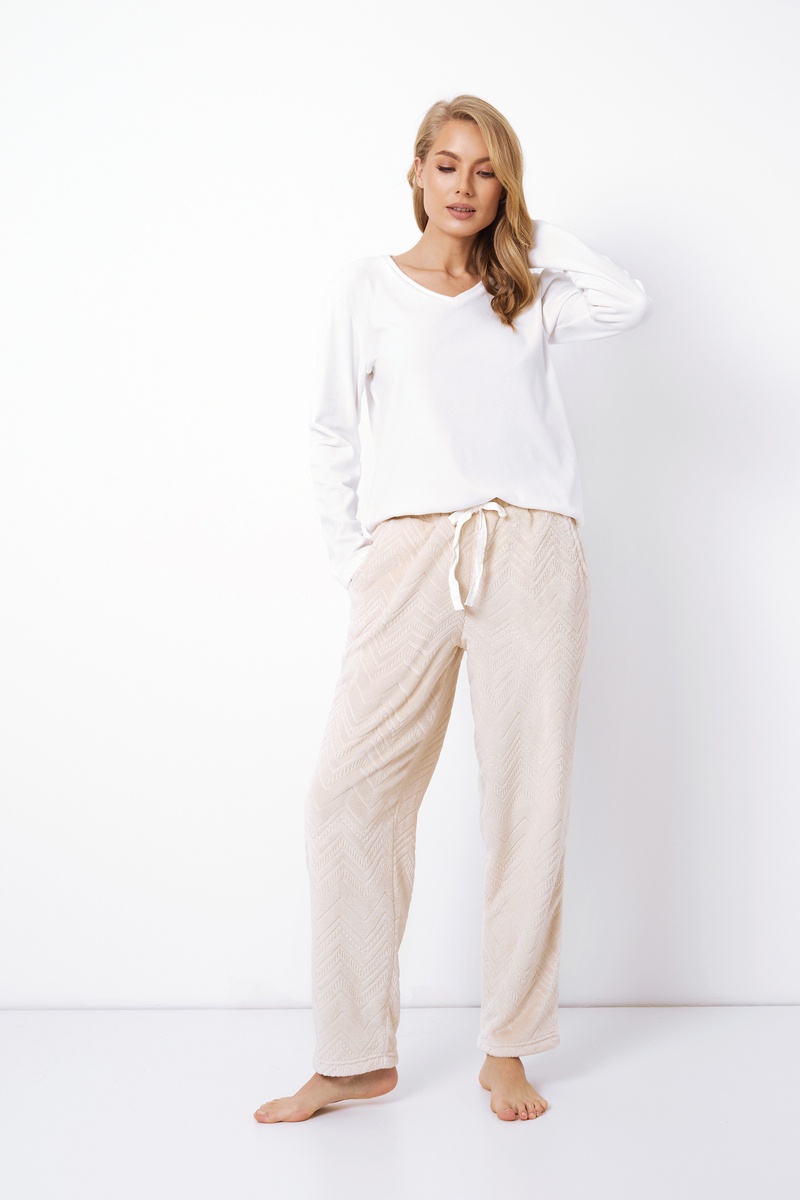 Флисовая пижама женская топ с рукавом и штаны Захра ZAHRA Aruelle Литва