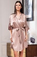 Шёлковый халат женский с запахом GABRIELLA  Габриэлла 3663 Mia-Amore