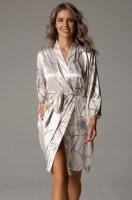 Шёлковый халат Mia‑Amore Noel 4933 короткий запашной