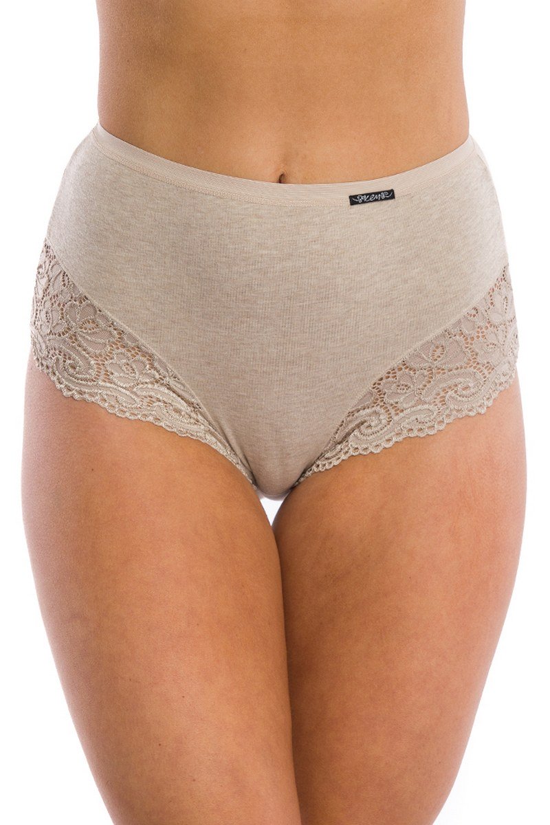 Трусы женские высокие 2 шт. в упаковке р XXL 729 TERMO KEY бежевый