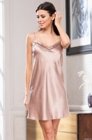 Шёлковая ночная сорочка короткая GABRIELLA  Габриэлла 3660 Mia-Amore