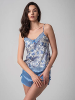 Шёлковая пижама женская топ с шортами Дольче Вита 5912 Mia-Amore