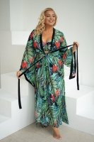 Пляжный халат длинный JUNGLE Kimono Kris Line Польша