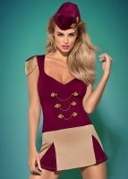 Игровой костюм элегантная форма стринги и пилотка MAJORETTA Obsessive