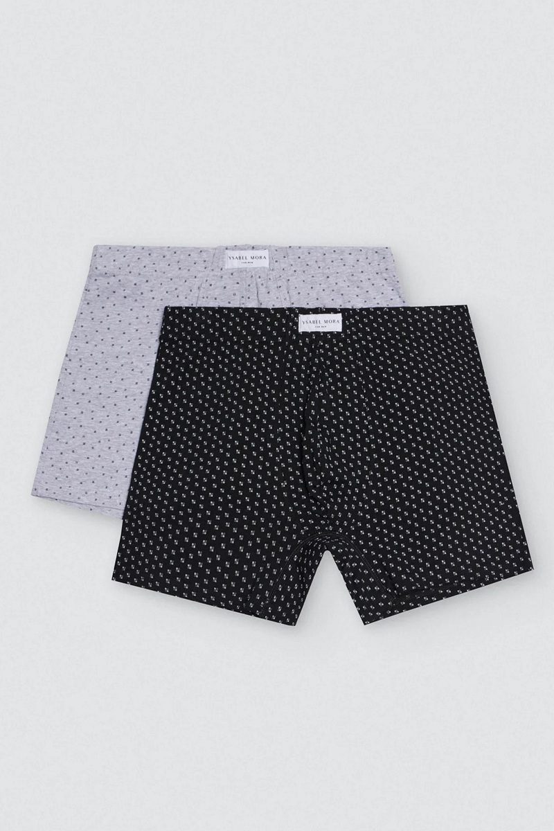 Мужские облегающие боксеры 2 шт. в упаковке хлопок 20405 Ysabel Mora
