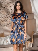 Шёлковая туника домашняя короткая Кьяра QIARA 3821 Mia-Amore