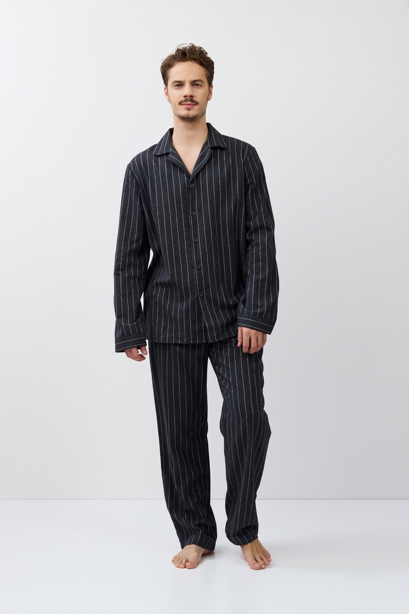 Фланелевая пижама мужская со штанами CALEB Aruelle Литва