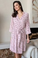 Халат домашний запашной до колен трикотажный Инесса 5013 Mia-Amore