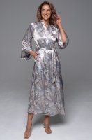 Шёлковый длинный халат запашной Mia-Amore 4719 Ла Перла