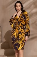 Платье запашное Mia-Amore Марсела 4543 из шёлка с вискозой