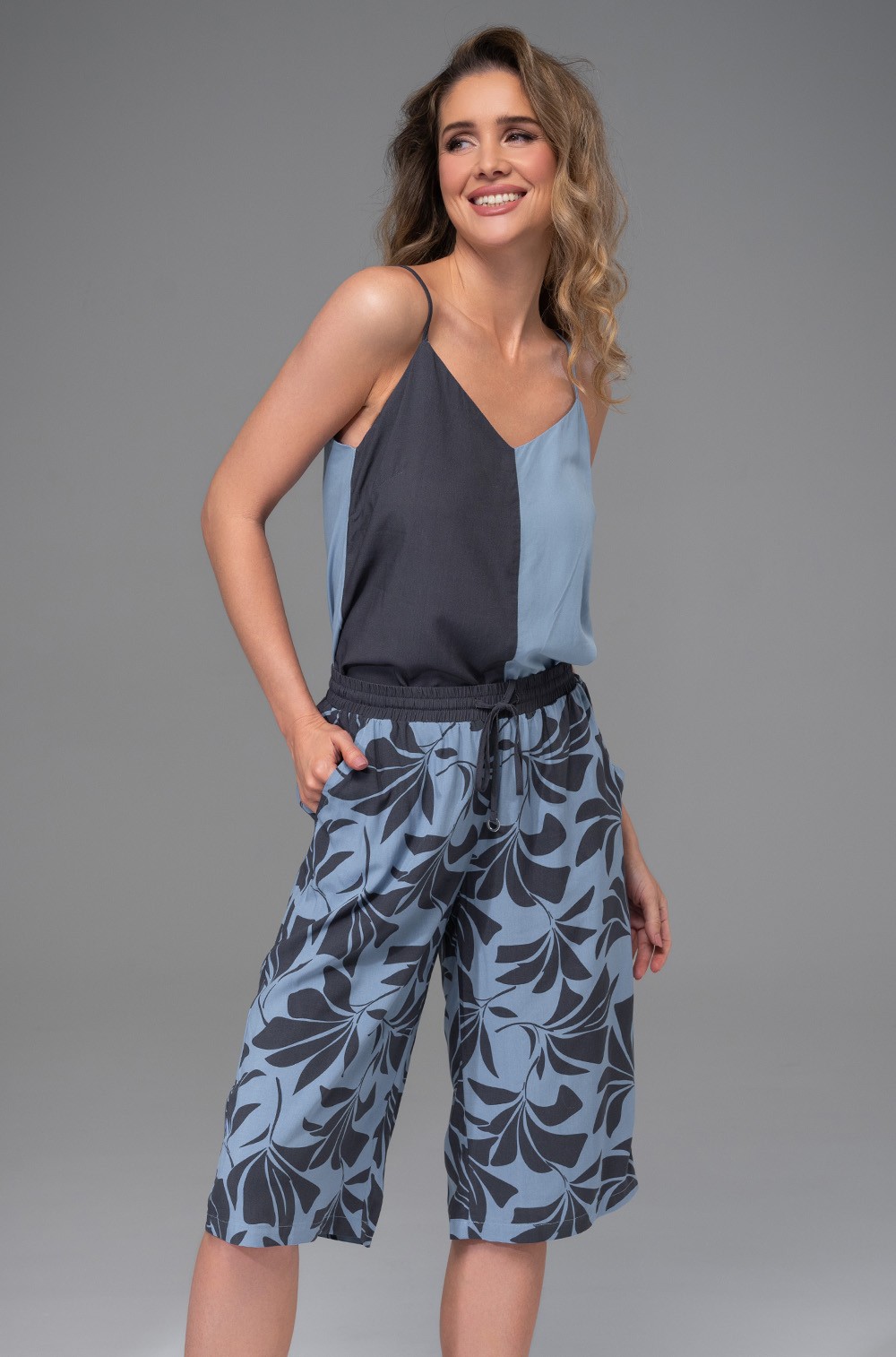 Озорной пижамный комплект из вискозы Одри 5353 Mia-Amore