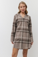 Тёплая рубашка женская из фланелевого хлопка ELODY Aruelle Литва