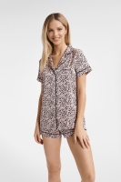 Пижама женская рубашка на пуговицах с шортами 40272 CALINA Esotiq