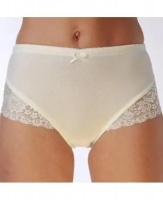 Трусы женские хлопковые слипы высокой посадки 201 Lolita молочный