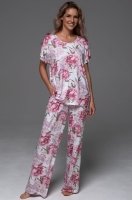 Комплект свободный топ и брюки из трикотажной вискозы 5556 Abbey Mia-Amore