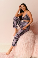 Комплект из вискозы для дома и отдыха топ со штанами 16512 Alba Миа-Миа