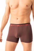 Трусы мужские облегающие боксеры коричневый MXH 287 KEY