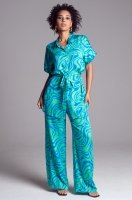 Летний костюм женский рубашка с брюками шёлк/вискоза Севиль 5066/б Mia-Amore