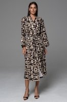 Домашний халат длинный из вискозы Нола 5599 Mia-Amore