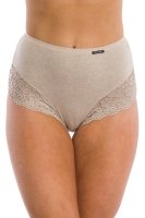 Трусы женские высокие 2 шт. в упаковке LPF 729 TERMO KEY бежевый