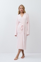 Стильный тёплый халат из мягкого трикотажа в рубчик JESSICA  Aruelle Литва