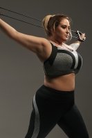 Спортивный бюст женский с поддержкой BALANCE SILVER  Kris Line Польша