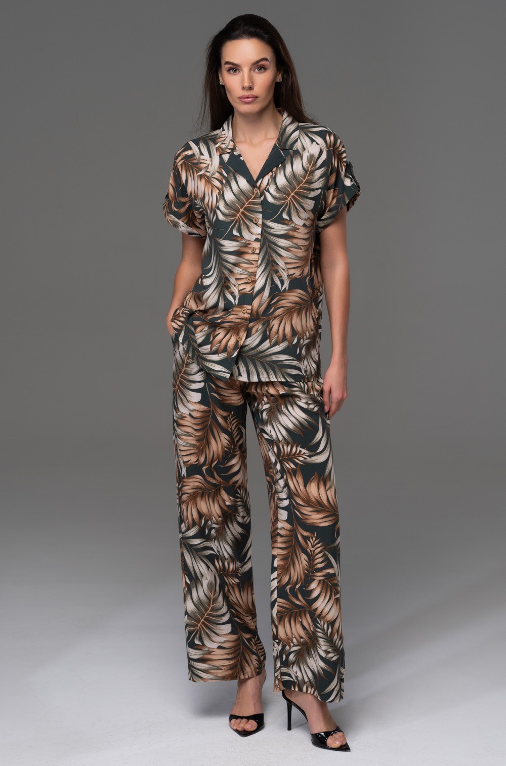 Комплект женский Самуи 5396 Mia-Amore рубашка и брюки из вискозы