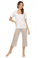 Пижама женская со штанами хлопок SANDI 3/4 Donna Польша