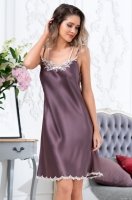 Шёлковая сорочка ночная короткая Бриджит 3680 Mia-Amore