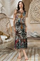 Сарафан длинный на широких бретелях вискоза 5348 Пальметта Mia-Amore