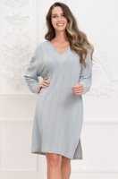 Туника домашняя короткая трикотажная c фигурной вязкой  Джесси 5073 Mia-Amore