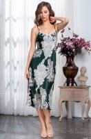 Шёлковая длинная ночная сорочка AGATA Агата 3708 Mia-Amore