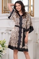 Шёлковая туника короткая с поясом Mia-Amore PENELOPA Пенелопа 3694