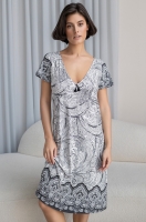 Сорочка ночная из вискозы с рукавом Лучия 1918 Mia-Amore