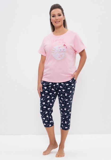 Пижама с бриджами 1122 Cleo